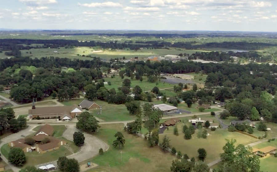Regional map and landscape concept for county profile